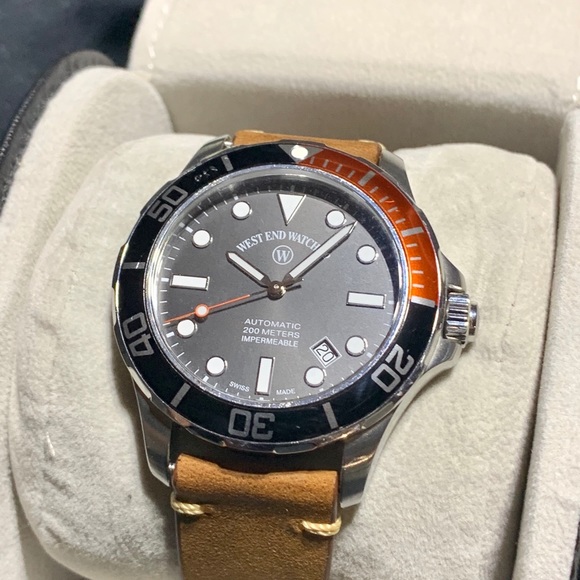 West End Watch Impermeable Swiss Diver Sapphire - Picture 11 of 16